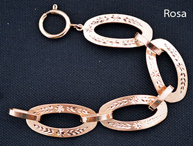 6000005 - Pulsera chapada oro