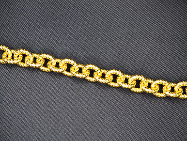 6000003 - Pulsera chapada oro