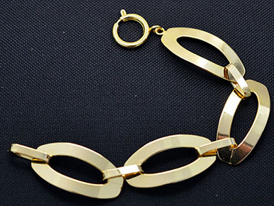 6000007 - Pulsera chapada oro