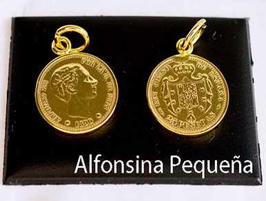 6000016 - Colgante chapado oro