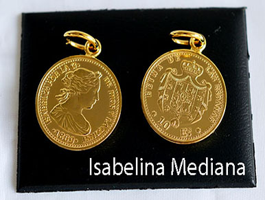 6000017 - Colgante chapado oro