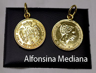 6000018 - Colgante chapado oro