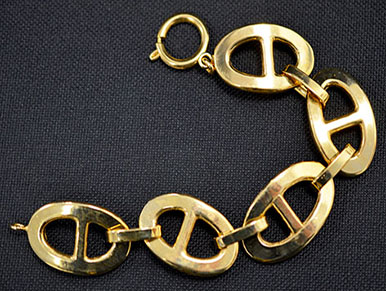 6000051 - Pulsera chapada oro