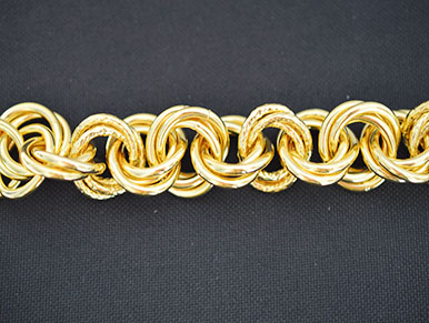 6000055 - Pulsera chapada oro