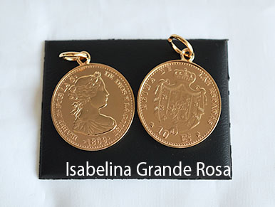 6000058 - Colgante chapado oro