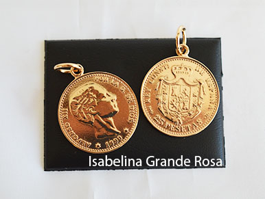 6000059 - Colgante chapado oro