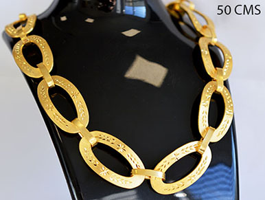 6000061 - Collar chapado oro