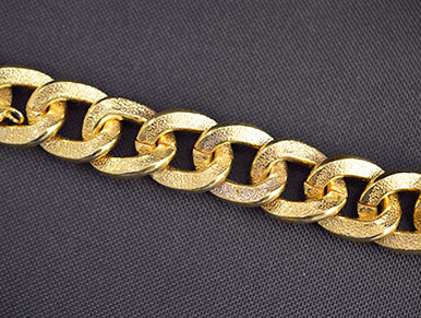 6000076 - Pulsera chapada oro